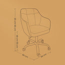 SEGENN Lucca Ergonomische, Hoogteverstelbare Bureaustoel-Professionele Bureaustoel met Verstelbare Hoogte