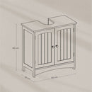 SEGENN Modena Badkamermeubel met Onderkast – Stijlvol & Praktisch-Wastafelonderkast – Compact Opbergmeubel voor Badkamer