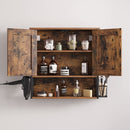 SEGENN Turin Moderne Badkamerkast voor aan de Muur – Met Deur en Plankjes-Compact en Stijlvol Opbergmeubel