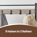 SEGENN Ragusa Kapstokmeubel met Kledingrek en Garderoberuimte – Voor Hal, Slaapkamer of Entree-Ruimtebesparend en Stijlvol