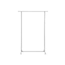 Segenn's kledingrek metaal - kledingrek - kapstok - Stevige kledingrail - belastbaar tot 45 kg - 110 x 44 x 158,5 cm - zilver