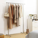 Segenn's kledingrek metaal - kledingrek - kapstok - Stevige kledingrail - belastbaar tot 45 kg - 110 x 44 x 158,5 cm - zilver