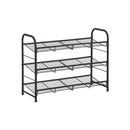Segenn's Bari Schoenenrek met 3 Lagen-Metalen Schoenenrek-Compact Schoenenrek-Metalen Schoenenrek – Zwart