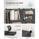 Segenn's Ravenna Ruim Schoenenrek 8 Compartimenten –Schoenen Organizer 8 Vakken – Multifunctioneel Schoenenrek Zwart