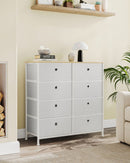 Segenn's Modena Opbergkast met metalen frame voor woonkamer crème-wit-eiken-Stijlvolle Opbergkast