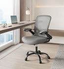 SEGENN Palermo Stijlvolle Duifgrijze Bureaustoel – Ergonomisch, Met Rocking Mechanisme en Comfortabele Armsteunen