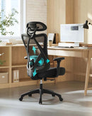 SEGENN Turin Ergonomisch Bureaustoel – Zwart – Comfort & Stevigheid tot 150 kg-Comfortabel & Sterk