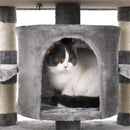 Segenn's Grote Krabpaal - kattenboom - kattenbak -172 cm - Lichtgrijs
