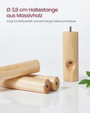 SEGENN Naples Vrijstaand Kledingrek – Metaal en Hout-Kledingrek Vrijstaand – Stijlvol en Stevig