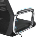 Segenn's bureaustoel - bureaustoel met netbekleding - ergonomische computerstoel - ademende rugleuning - met hoofd- en lendensteun - in hoogte verstelbaar - belastbaar tot 140 kg - zwart