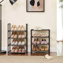 Segenn's Livorno Schoenenrek met 8 Lagen – Ruimtebesparend Opbergrek voor Schoenen – Metalen Schoenen Organizer – Zwart