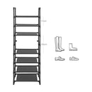 Segenn's Livorno Schoenenrek met 8 Lagen – Ruimtebesparend Opbergrek voor Schoenen – Metalen Schoenen Organizer – Zwart