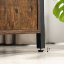 Segenn's Nachtkastje - Bijzettafel - Wandkast - Industrieel-- Bruin - Vintage - 40 x 40 x 60 cm