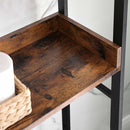 Segenn's Badkamerkast - WC Kast - Opbergrek - Badkamermeubel - Badkamerrek - Industrieel - 63 x 25 x 165 cm