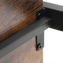 Segenn's Essen boekenkast - ladderrek - Boekenrek - Wandrek - industrieel - Vintage Bruin-Zwart