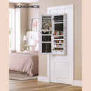 Segenn's Beautyfly Sieradenkast - Spiegelkast - Passpiegel - Hangend LED verlichting - Wit
