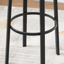 Segenn's Montrial Barkruk Industrial - Set van 2 - Barstoel Kruk - Max. Draagvermogen 120 KG - Zwart - Bruin