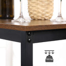 Segenn's Seattle Hoge Tafel - Bartafel - Eettafel - Industrieel design - Vintage Bruin-Zwart