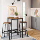 Segenn's Seattle Hoge Tafel - Bartafel - Eettafel - Industrieel design - Vintage Bruin-Zwart
