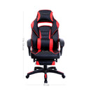 Segenn's Clair Gaming stoel - Bureaustoel met Voetensteun - Bureaustoel - Ergonomisch - Zwart en Rood