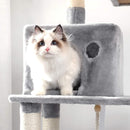 Segenn's XL Krabpaal - Kattenhuis - kattenboom - 143 cm -  lichtgrijs