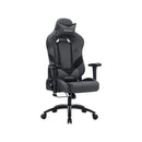 Segenn's Bureaustoel - Gamestoel - Directiestoel - Ergonomisch met Verstelbare Armleuningen - Lendenkussen - 66 x 72 x 124-132 cm Grijs