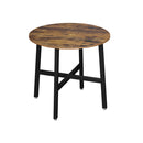 Segenn's Ronde bartafel - eettafel - klein - voor woonkamer - kantoor - bruin-zwart