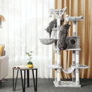 Segenn's XL Krabpaal - Kras boom - 50 x 50 x 164 cm (L x W x H) - Lichtgrijs