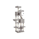 Segenn's Krabpaal - Hoog - Krabpaal XL - 60 x 50 x 206 cm (L x W x H) - Lichtgrijs