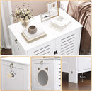 Segenn kapky kattenbak - Kattenkast - kattenhuis - Houten Venetiaanse Blinde Stijl - 45x 60x 50 cm