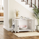 Segenn kapky kattenbak - Kattenkast - kattenhuis - Houten Venetiaanse Blinde Stijl - 45x 60x 50 cm