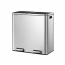 Segenn Prullenbak Afvalscheiding 60L (2 x 30 Liter) – Duo Afvalbak met 2 Compartimenten