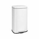 Segenn 30 Liter Witte Keuken Prullenbak – Stijlvolle Afvalemmer met Deksel – Moderne Design Vuilnisbak