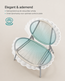 Lounge Tuinmeubelset met Tafel en 2 Stoelen – PE-Polyrattan Duifgrijs-Moderne Buitenmeubelen