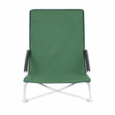 Strandstoel Groen Opvouwbaar – Lichtgewicht Campingstoel met Draagbaar Design-Comfortabele Klapstoel