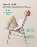 Lounge Tuinmeubelset met Tafel en 2 Stoelen – PE-Polyrattan Duifgrijs-Moderne Buitenmeubelen