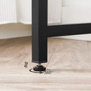 Segenn's klassieke Smal Bureau Tafel - Kantoor - Vintage - Grijs/Zwart - 100 x 50 x 75 cm