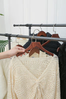 Lisbon Kledingrek - Verstelbare - kledingstang - op wieltjes - Telescopische kledingrek -  2 Laags - 2 Uitschuifbare Kledingstangen