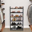 Segenn's Schoenenrek met 6 planken - Stapelbare Schoenenorganizer - Voor 18-24 paar schoenen - Schoenenkast - Metaal - 63 x 30 x 112 cm