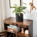 Segenn's Belem Dressoir - Opbergkast - Commode Kasten - 2 Deuren  - Bruin Zwart - 60 x 30 x 80  cm