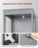 Segenn's Bari Smal Staand Badkamermeubel – Stijlvolle Duifgrijze Afwerking, Ideaal voor Ruimtebesparende Badkameropslag