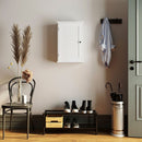 Segenn's Terni Wandkast wit met praktische opbergruimte – modern en functioneel-strak design voor badkamer, keuken of woonkamer