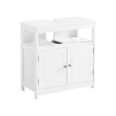 Segenn's Padua Modern Badkamermeubel met Wastafel – Strak Design in Mat Witte Afwerking, Met Ruime Opberglades en Duurzame Materialen