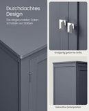 Segenn's Turin Moderne badkamerkast met veel opbergruimte – 4 deuren, verstelbare planken