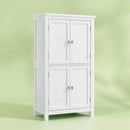 Segenn's Modena Multifunctionele 4-deurs kast – praktische opbergkast voor keuken, badkamer of andere ruimtes