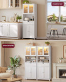 Segenn's Matera Scandinavische badkamerkast in houtkleur – lade, planken en open vakken