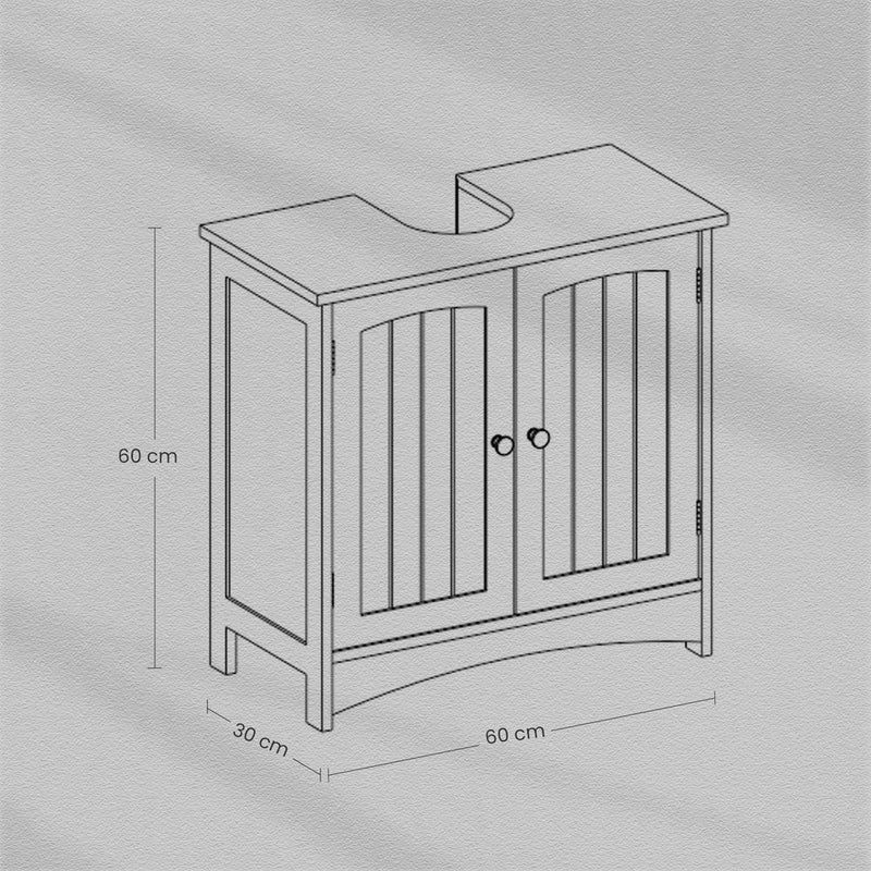 Segenn's Ravenna Elegant wasbakmeubel met hoogwaardige afwerking – complete wastafelonderkast voor badkamerinrichting