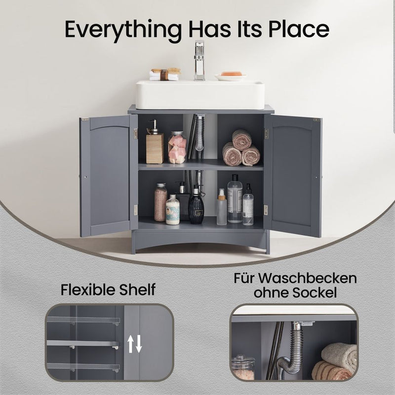 Segenn's Ravenna Elegant wasbakmeubel met hoogwaardige afwerking – complete wastafelonderkast voor badkamerinrichting