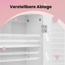 Segenn's Bolzano Wandgemonteerde badkamerkast met verstelbare schappen – ideale opbergoplossing voor kleine badkamers