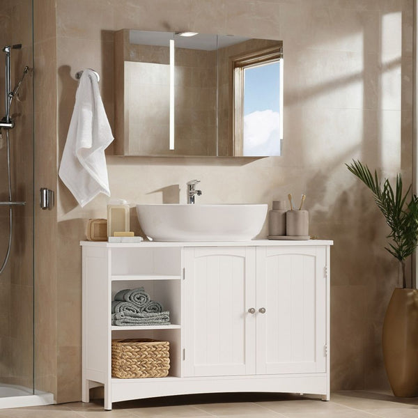 Segenn's Catania Moderne Badkamermeubel Wastafelonderkast met Softclose Laden, Ruime Opbergruimte en Strak Design – Perfect voor Kleine en Grote Badkamers